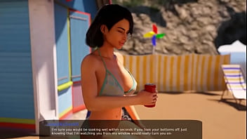 Preview 3 of Beeg Girls - Milfy City Part 97 with Linda on the Beach by LoveSkySan69