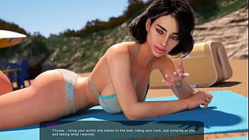 Preview 1 of Beeg Girls - Milfy City Part 97 with Linda on the Beach by LoveSkySan69