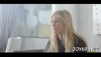 Preview 1 of Blonde Teen Rough Fuck On Couch - 005