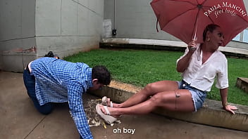 Preview 4 of Mommy Helps Him Study Modern T - Nerd SUCKER Eating crushed food
