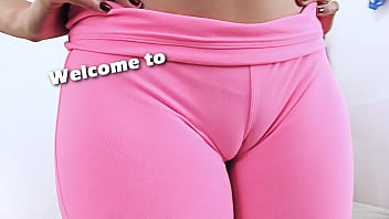 Preview 1 of Lovelykana Webcam - Most Perfect ROUND ASS Milf. Big Tits Sexy Cameltoe Leggings