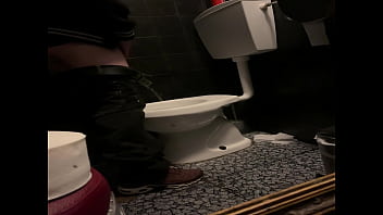 Preview 4 of Wap Xnx Dog - Pissing in a club&#039_s toilets