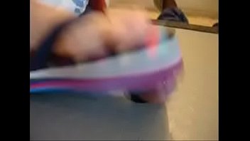 Preview 2 of Sex Yaboydyi - Red toes sandal cock crush  part 2 at hotfeetcams.com