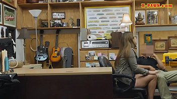 Preview 1 of Caught Cctv Cam - Busty woman with glasses pussy screwed