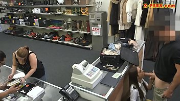 Preview 2 of Sex Without Undress - Pretty stewardess nailed at the pawnshop