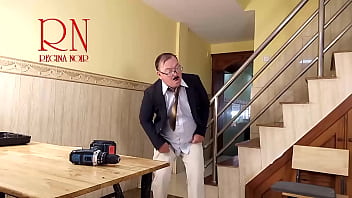 Preview 4 of Xxx Views 2017 - Cheating housewife,  plumber and cuckold husband at the kitchen. Scene 1