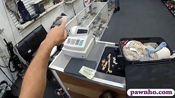 Preview 1 of Kandam Ius - Latin stewardess boned by pawnshop owner
