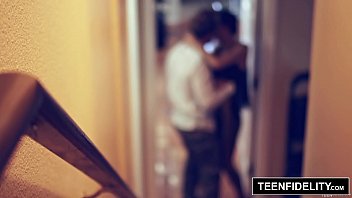 Preview 1 of Pornkostan - TEENFIDELITY Aubrey Luna Rides Cock for Creampie
