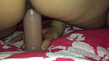 Preview 3 of Skinny Teen Lesbian - Asian MILF - Fucking 8 inch Dildo