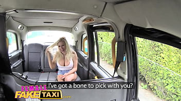 Preview 2 of Angela Ashton - Female Fake Taxi Busty blonde wants big hard British cock