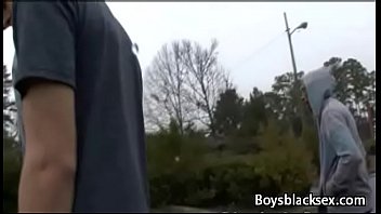 Preview 2 of Firm Tits Pointy Nipples - Blacks On Boys - Gay Nasty Hardcore Fuck Video 10