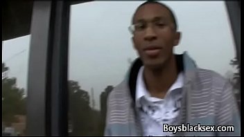 Preview 1 of Firm Tits Pointy Nipples - Blacks On Boys - Gay Nasty Hardcore Fuck Video 10