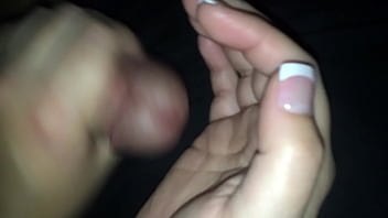 Preview 1 of Mararth Xxx Video - Wife jerks me off into her hand