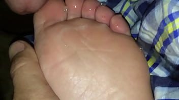 Preview 3 of Ass Gabby - Cum on wife&rsquo_s hot soles