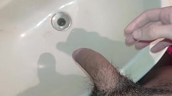 Preview 3 of Xxx Video Sanelon - Hombre Con Gran Polla Masturb&aacute_ndose Hasta Llenarse De Semen
