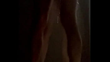 Preview 2 of Ngetot Ana - Spying nice ass and pissing in the gym public showers