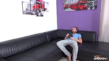 Preview 1 of Villgeindian - Cock riding wild skinny car get cum showered small tits