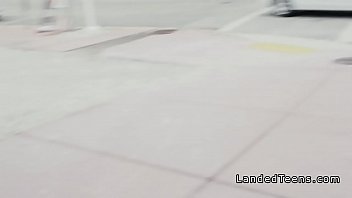 Preview 4 of Nud Fat Ass Grany - Blonde teen fucks huge dick in party bus