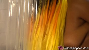 Preview 1 of Japanese House Wife Clean - Soapy Shower Ass : Nilou Achtland