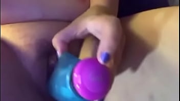 Preview 3 of Human Attack - chubby plays dildo