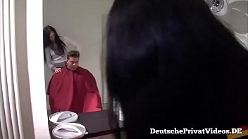 Preview 1 of Big Ccock Sex Girl - Hairstylist Babe Turns Cowgirl