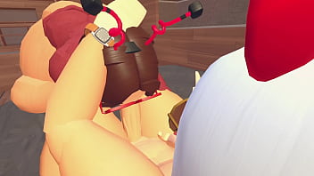 Preview 1 of Caemen Jay - making a femboy cum 3 times in recroom