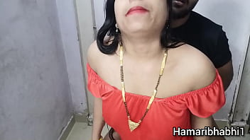 Preview 3 of Brezzershd Com - Indian Desi Hot Sexy Aishwarya Bhabhi ki geeli chut ki doggy style me khade khade choda. Indian Desi Hindi Hot BF Video.