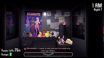 Preview 2 of Hair Pulling Shemale - Five Nights At Fuzzboobs| 4/20 Without Foxy Stalling!