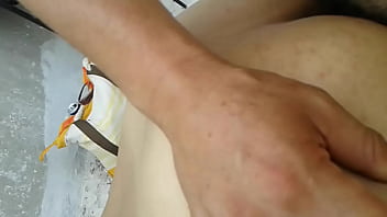 Preview 2 of Until Out - Squirt vecina infiel azotea