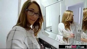 Preview 1 of Facial Homemade Teen - Hard Sex On Camera With Naughty Horny GF kirsten lee video18