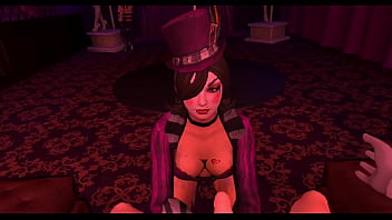 Preview 2 of Fake Six Dol - Mad Moxxi te pega flor de chupada y te recoge en el club Purple Dream.