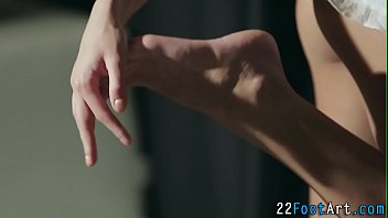 Preview 2 of Saggy Tits Fingering - Foot fetish teen rides