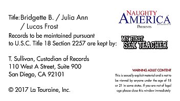 Preview 1 of Full Cringe Video Xxx - A big tits teacher threesome with Julia Ann &amp_ Bridgette B. - Naughty America