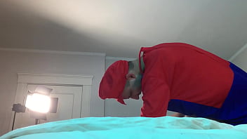 Preview 4 of Kaori Big - Mario Fucks Trans in Chastity