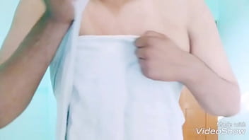 Preview 2 of Lacting Public - Hot Sexy Shemale Indian boobs boy dancing