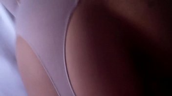 Preview 2 of Pussy Vacuum Lesbian - Doggy and gas masks fun in white bodystocking