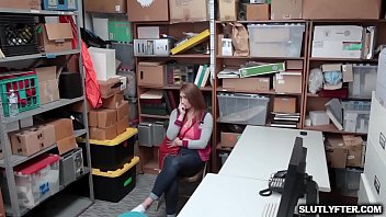 Preview 1 of Mom Bahenol Ngentot Buas - Shoplifter Teen Skylar Snow Gets Ploughed