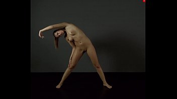 Preview 4 of Mastibating In Bus - Brunette gymnast showing of her ass