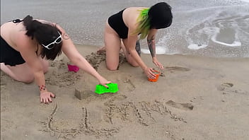 Preview 2 of Mom Need Sex At Night - Lovely Ladies Beach Photoshoot