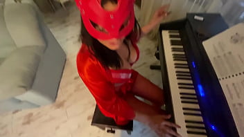 Preview 2 of Anjada Gandy - Adventures of MilfyCalla - The dick of piano teacher