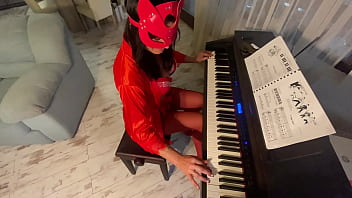 Preview 1 of Anjada Gandy - Adventures of MilfyCalla - The dick of piano teacher