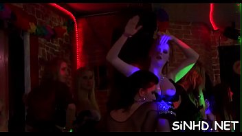 Preview 1 of Aunty Age 50 - Wild and raucous pole party