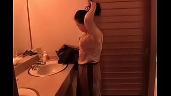 Preview 1 of Horny Gym Teacher - Japanese Asian step Mom her to Fuck her