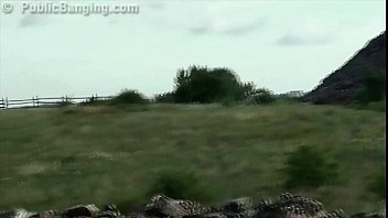 Preview 3 of Turk Zorla Small - Cute little blonde girl public construction site public sex threesome gang bang