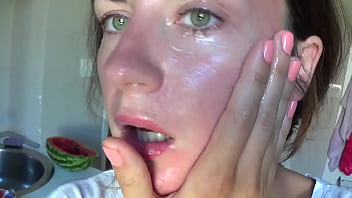Preview 3 of Balak Meal San - Camilla Moon - Sperm Vira Gold On My Face