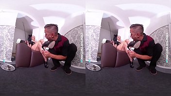 Preview 2 of Sthraigt Shotacon - DDFNetwork VR - Watch Kayla Green get Ass Fucked in VR