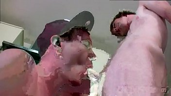Preview 2 of Bolliwood Bathing - Boys in speedos armpits gay The dudes start off with some food fun, 