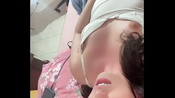 Preview 4 of Asian Old Dude - Trans girl masturbating after waking up - Charlotte Kayle