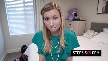 Preview 1 of Step Sibilings - Blonde teen Emma Sirus POV sex with her stepbrother