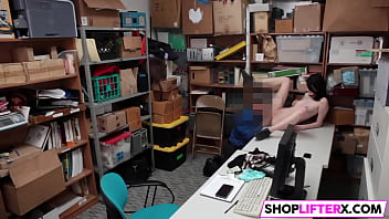 Preview 4 of Reccafort - Skinny Shoplifter Gets Drilled
